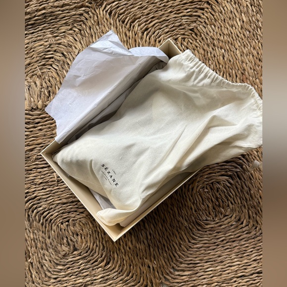 Sezane Hortense High Sandals White Women's Heels - Picture 8 of 15